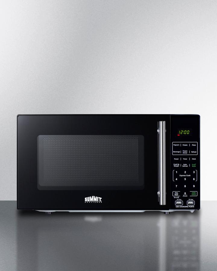 Summit Compact Microwave With Usb Ports and Allocator