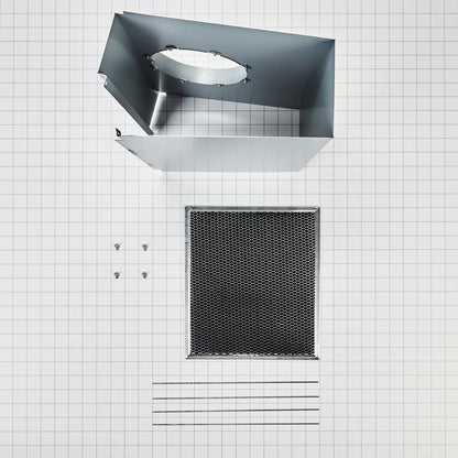 Maytag W11430939 Range Wall Hood Charcoal Filter Recirculation Kit - Silver