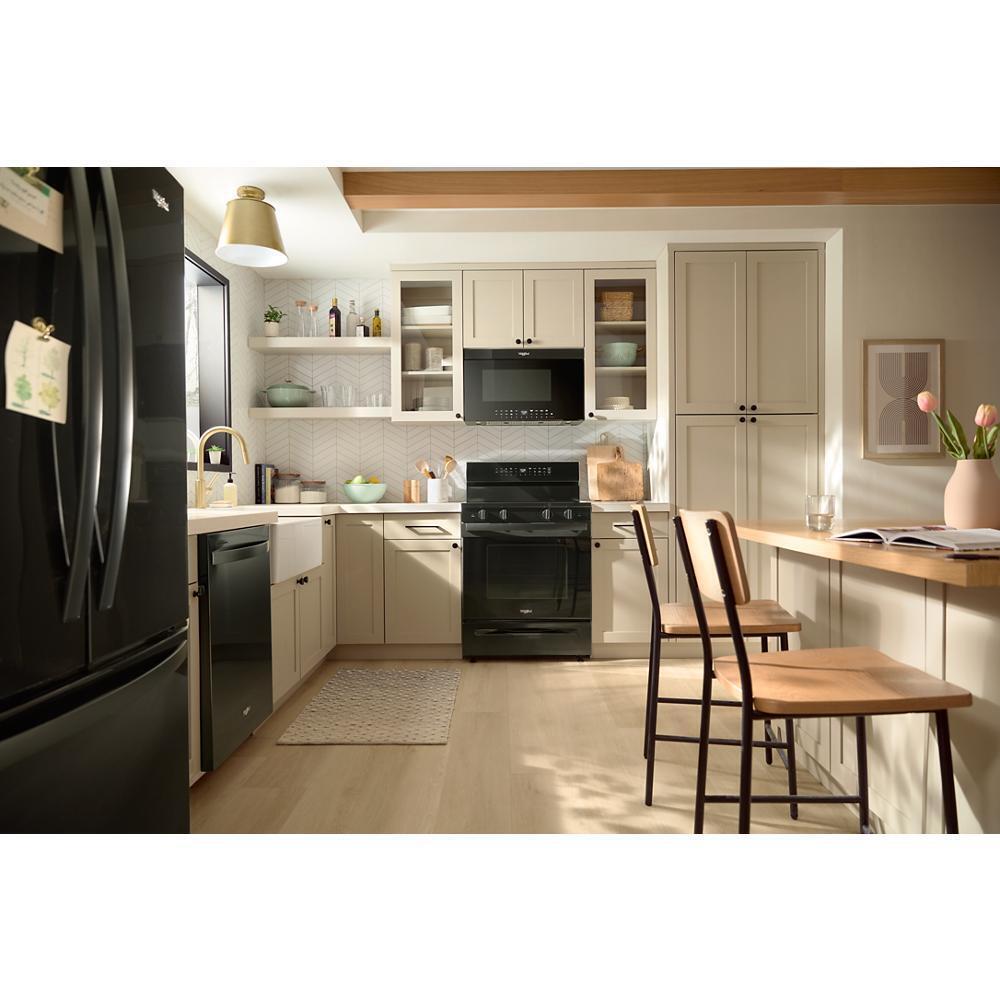 Whirlpool WFES7530RB 30-inch Electric Smart Range with Air Cooking Technology, No Preheat Air Fry, High Speed Preheat Oven, WipeClean™ Coating, and Steam/Self Clean