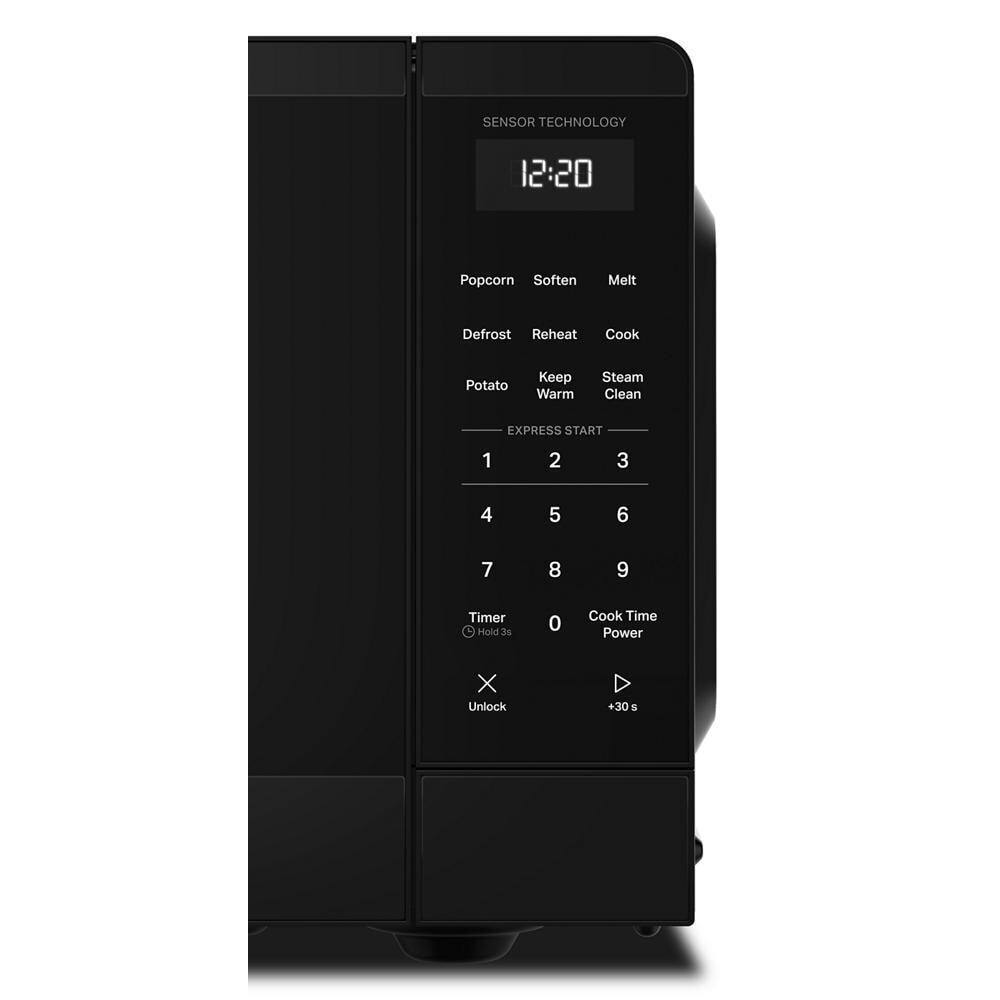 Whirlpool WMCS3119TB 0.9 Cu. Ft. Black Countertop Microwave with 5 Auto Cooking Modes - 900 watt