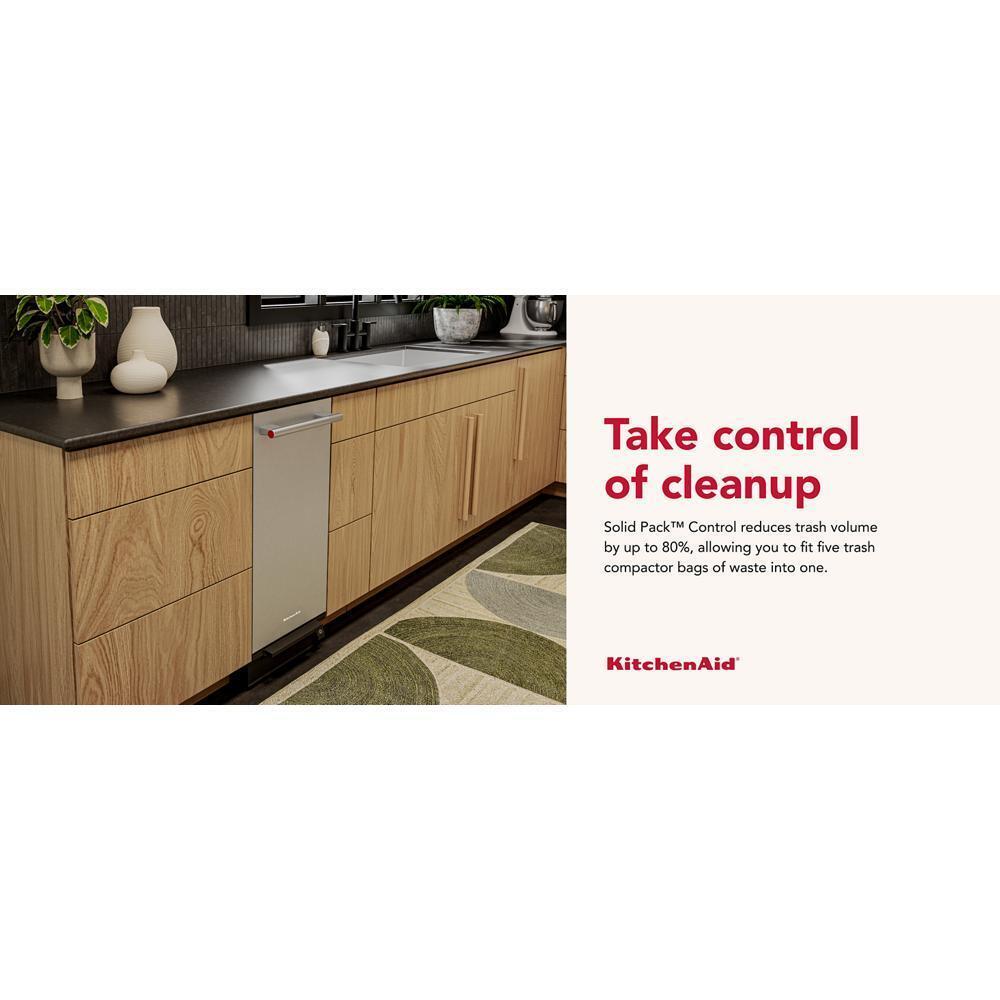 KTTP515TSS KitchenAid® 15 in. Built-In Trash Compactor with Built-In Odor Management System