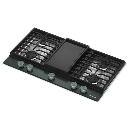 KCGK736SJP KitchenAid® 36 in. Gas Cooktop with 5 Burners and Integrated Wok Grate