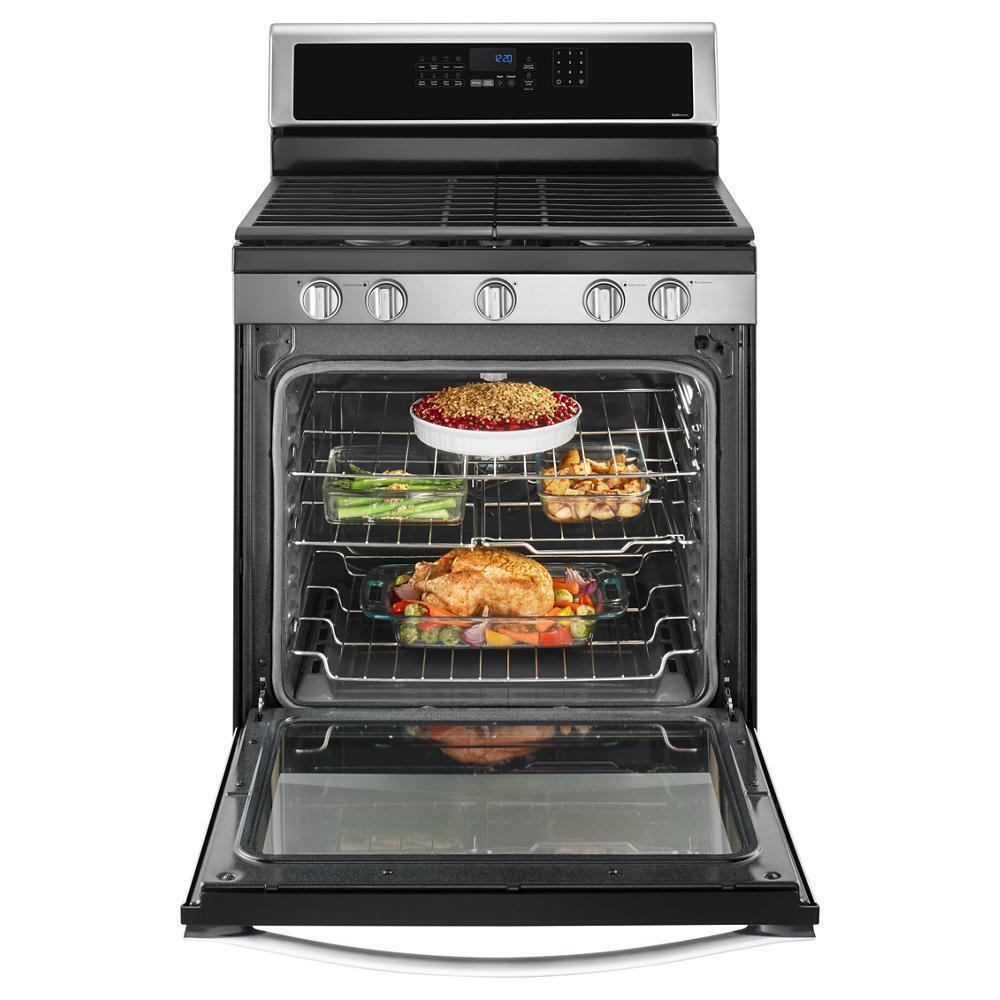 Whirlpool WFG770H0FZ 5.8 Cu. Ft. Freestanding Gas Range with Fingerprint-Resistant Stainless Steel