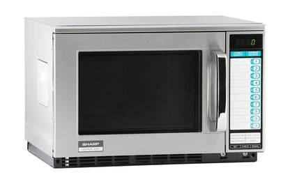 R22GTF Sharp Heavy-Duty 1200 Watt Commercial Microwave Oven