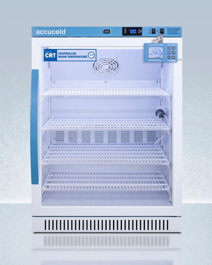 Summit ARG6PVCRT 6 CU.FT. ADA Height Upright Controlled Room Temperature Cabinet