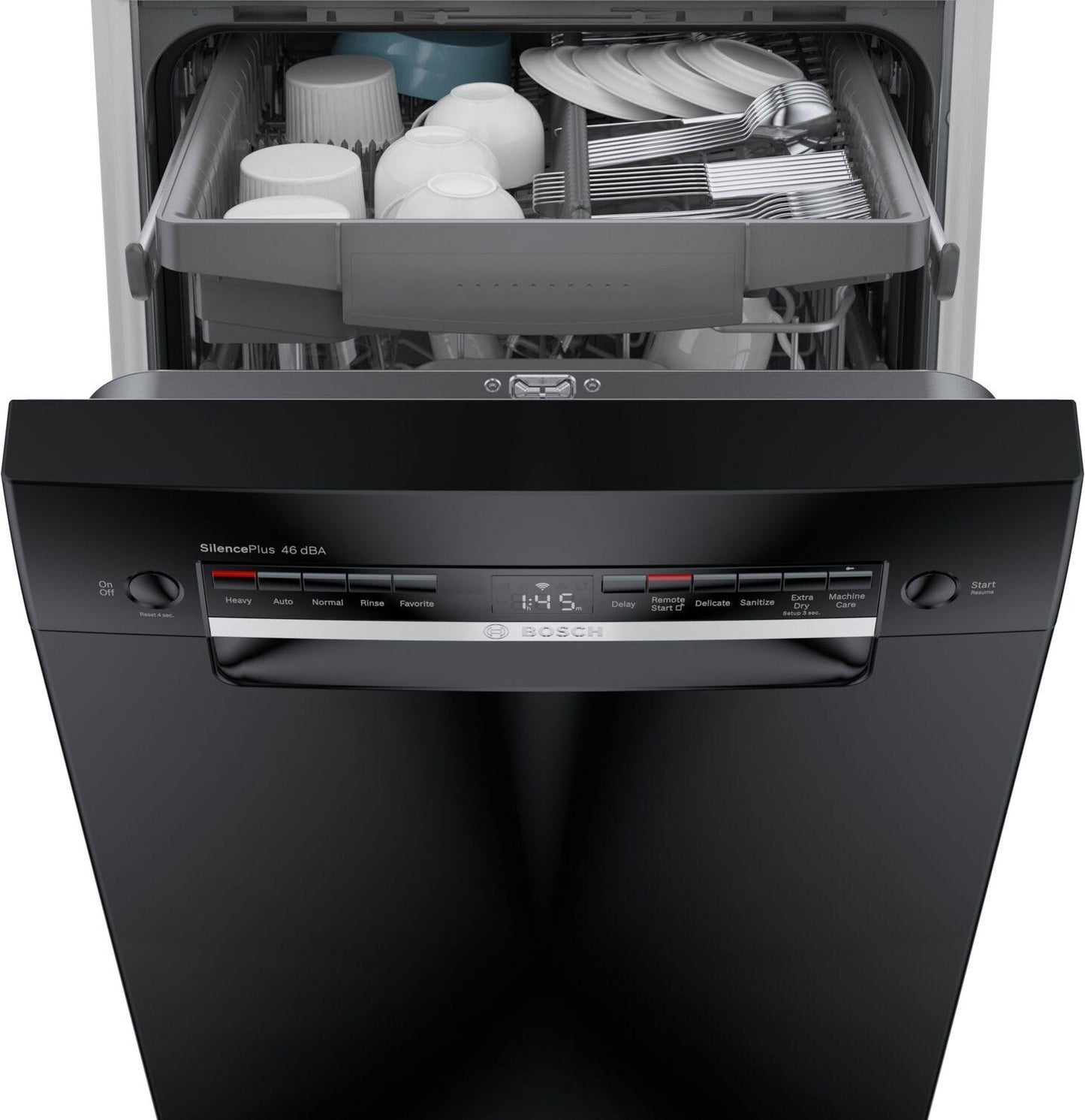 Bosch 300 Series Dishwasher 17 3/4" Black SPE53B56UC