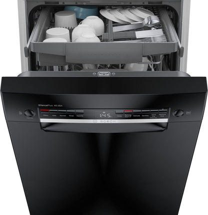Bosch 300 Series Dishwasher 17 3/4" Black SPE53B56UC