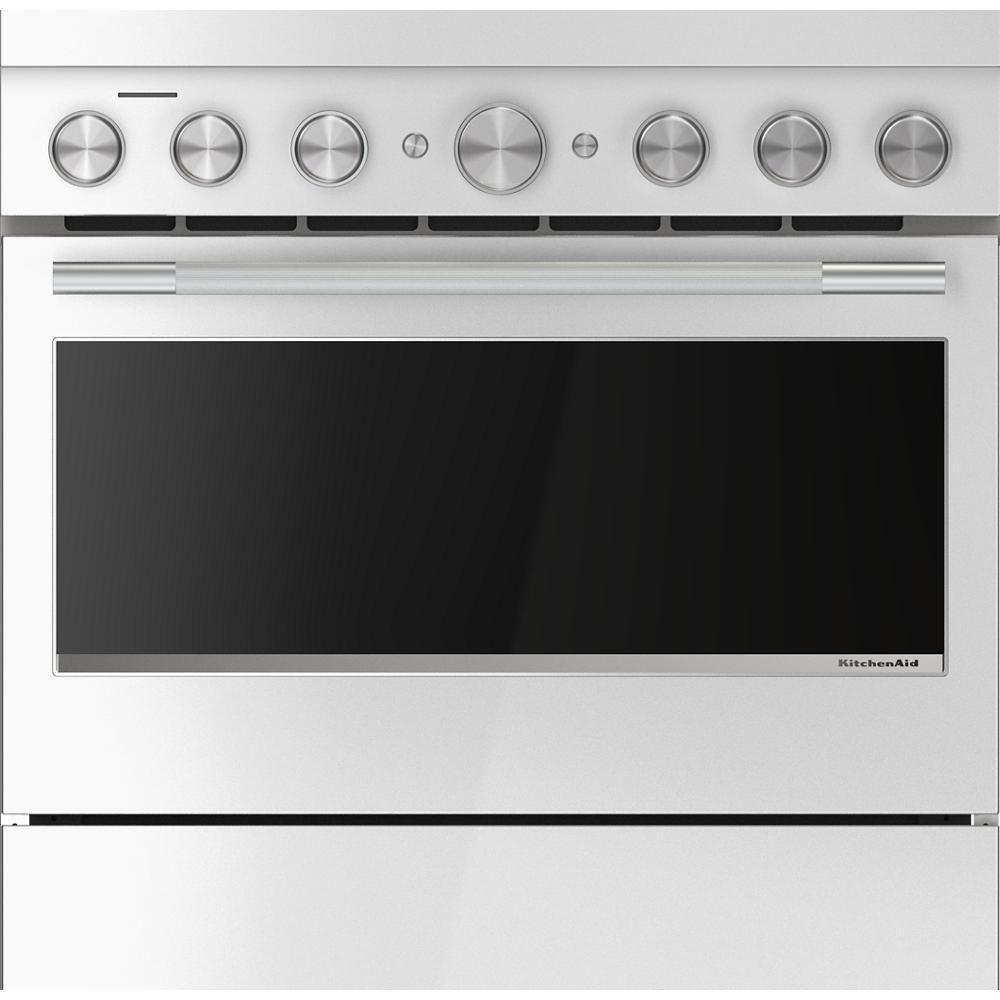 Kitchenaid KFIS936SSS 36-Inch 6-Element Induction Freestanding Commercial-Style Range with Air Fry