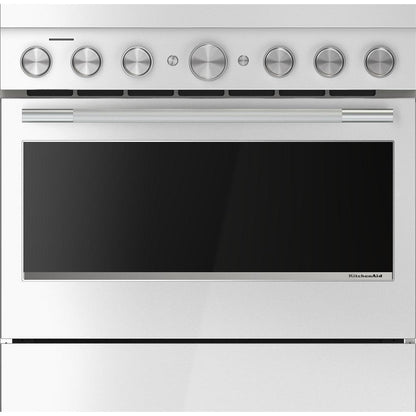 Kitchenaid KFIS936SSS 36-Inch 6-Element Induction Freestanding Commercial-Style Range with Air Fry