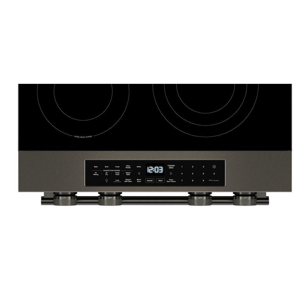 Kitchenaid KSES530SBE 5.3 Cu. Ft. Smart Slide-in Electric Range with Two Even-Heat™ Hyper Elements and Convection Cooking Modes