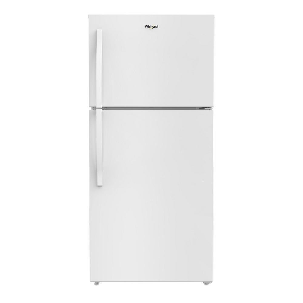 WRTX7419SW Whirlpool® 29.5-inch Wide Top Freezer Refrigerator with Total Coverage Cooling- 19.2 Cu. Ft.