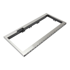 Kitchenaid W11451314 Built-In Low Profile Microwave Slim Trim Kit with Pocket Handle, Stainless Steel, fits cut-out height 12