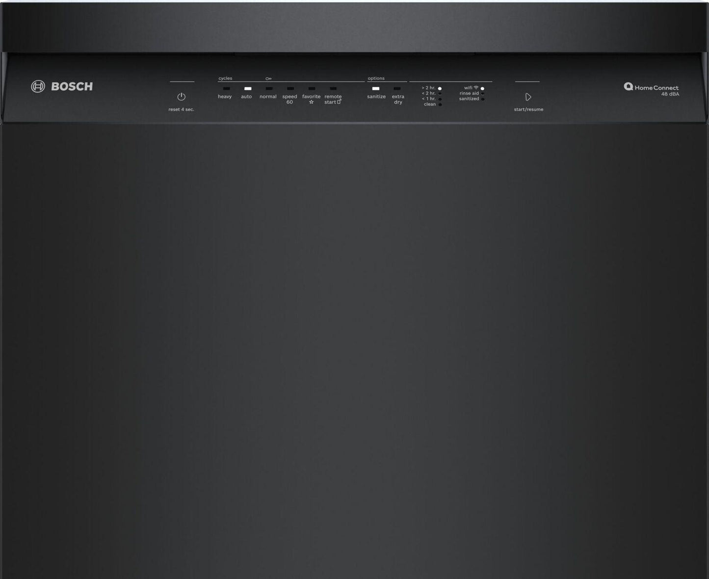 Bosch SHE41CM6N 100 Series, built-under dishwasher, 24'', Black