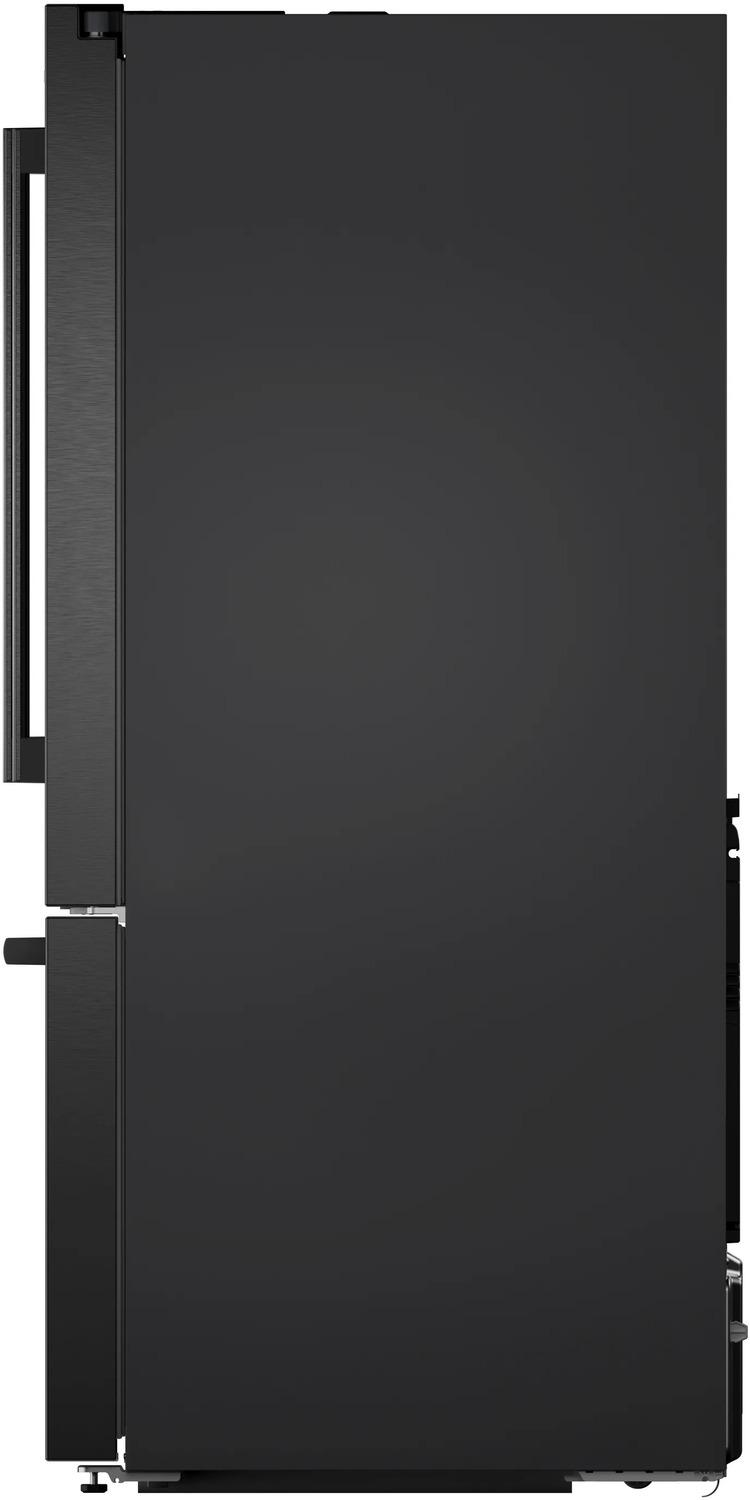 Bosch B36FD52SNB 500 Series, French Door Bottom freezer, multi door, 36'', Black inox-antifingerprint, Total No Frost