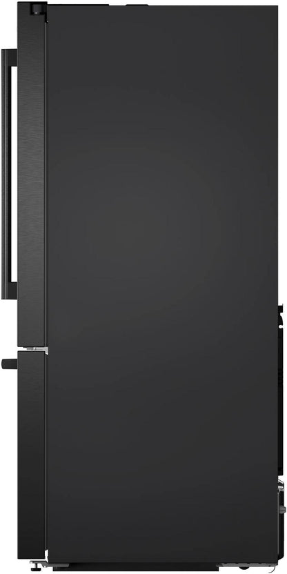 Bosch B36FD52SNB 500 Series, French Door Bottom freezer, multi door, 36'', Black inox-antifingerprint, Total No Frost