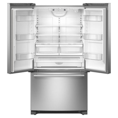 MRFF4136RZ Maytag® 36 Inch Wide French Door Bottom Mount Refrigerator with Max Cool Setting - 25 Cu. Ft.