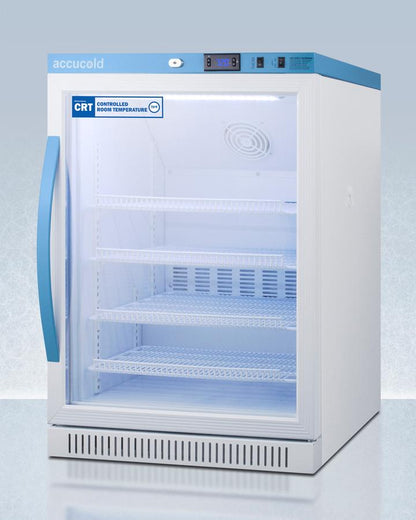 Summit ARG6PVCRT 6 CU.FT. ADA Height Upright Controlled Room Temperature Cabinet