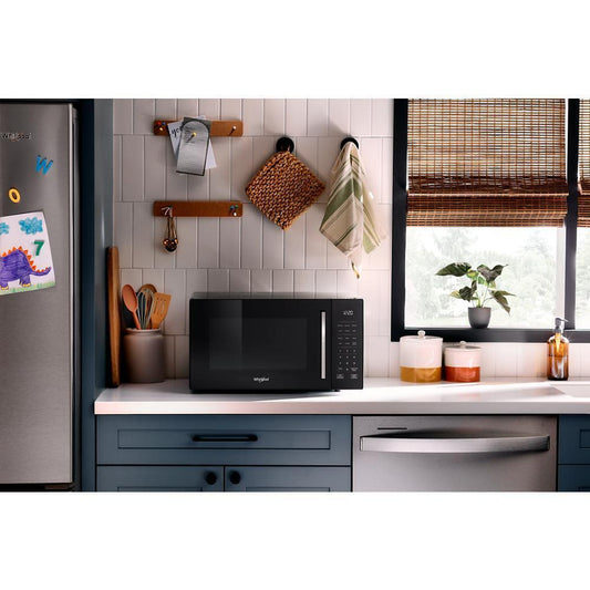 Whirlpool WMCS5522RB 1.0 cu. ft. Black All-In-One Multifunctional Countertop Microwave With Air Fry - 900 watt