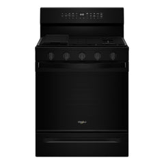 Whirlpool WFGS7530RB 30-inch Smart Gas Range with Air Cooking Technology, No Preheat Air Fry, Steam/Self Clean and High Speed Preheat