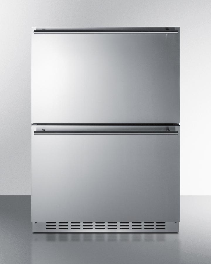 Summit 24" Wide 2-drawer Refrigerator-freezer