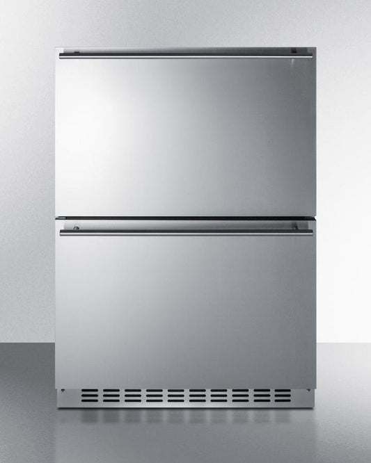 Summit SPRF34D 24" Wide 2-drawer Refrigerator-freezer