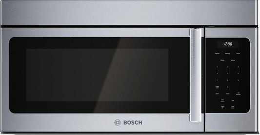 Bosch HMV3054U 300 Series, Over-The-Range Microwave, 30'', Door Hinge: left, Stainless steel