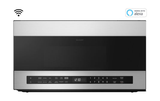 Sharp SMO1969JS 1.9 cu. ft. Smart Over-the-Range-Microwave Oven