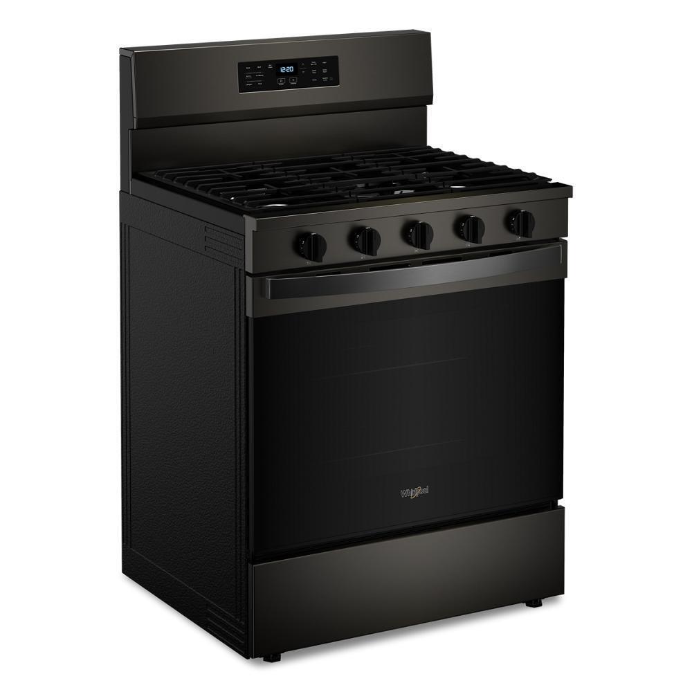 Whirlpool WFGS5030RV 30-inch Gas Range with Air Cooking Technology, No Preheat Air Fry and Air Baking and Self Clean