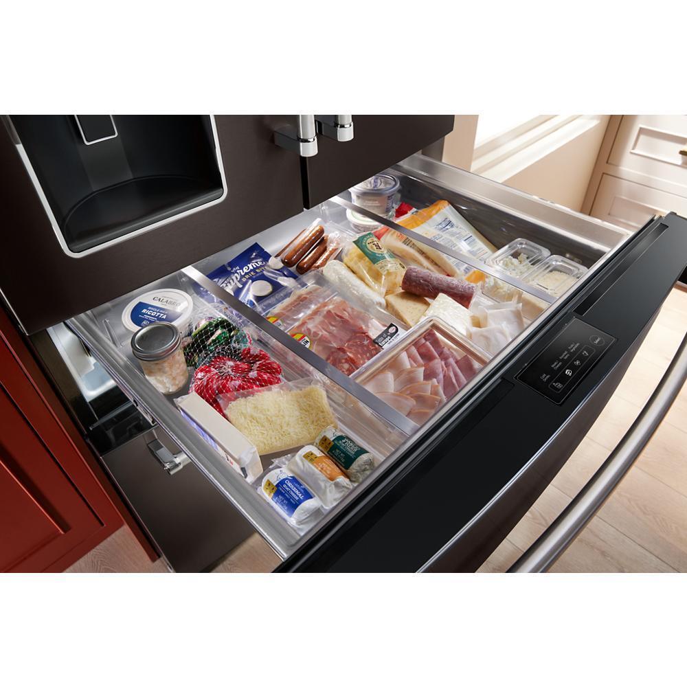 Kitchenaid KRMF536RBS 26.2 Cu. Ft. Multi-Door French Door Refrigerator with Platinum Interior