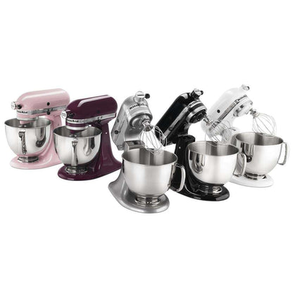 Kitchenaid KSM150PSWH Artisan® Series 5 Quart Tilt-Head Stand Mixer