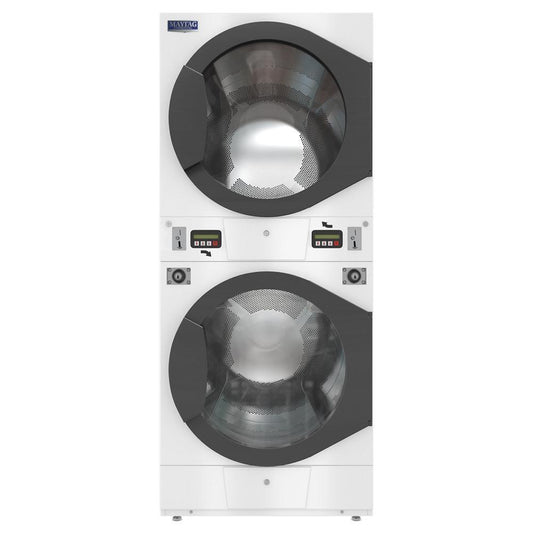 MLG46PDAWW Maytag Advantage Multi-Load Stack Dryer - 45lb Vended