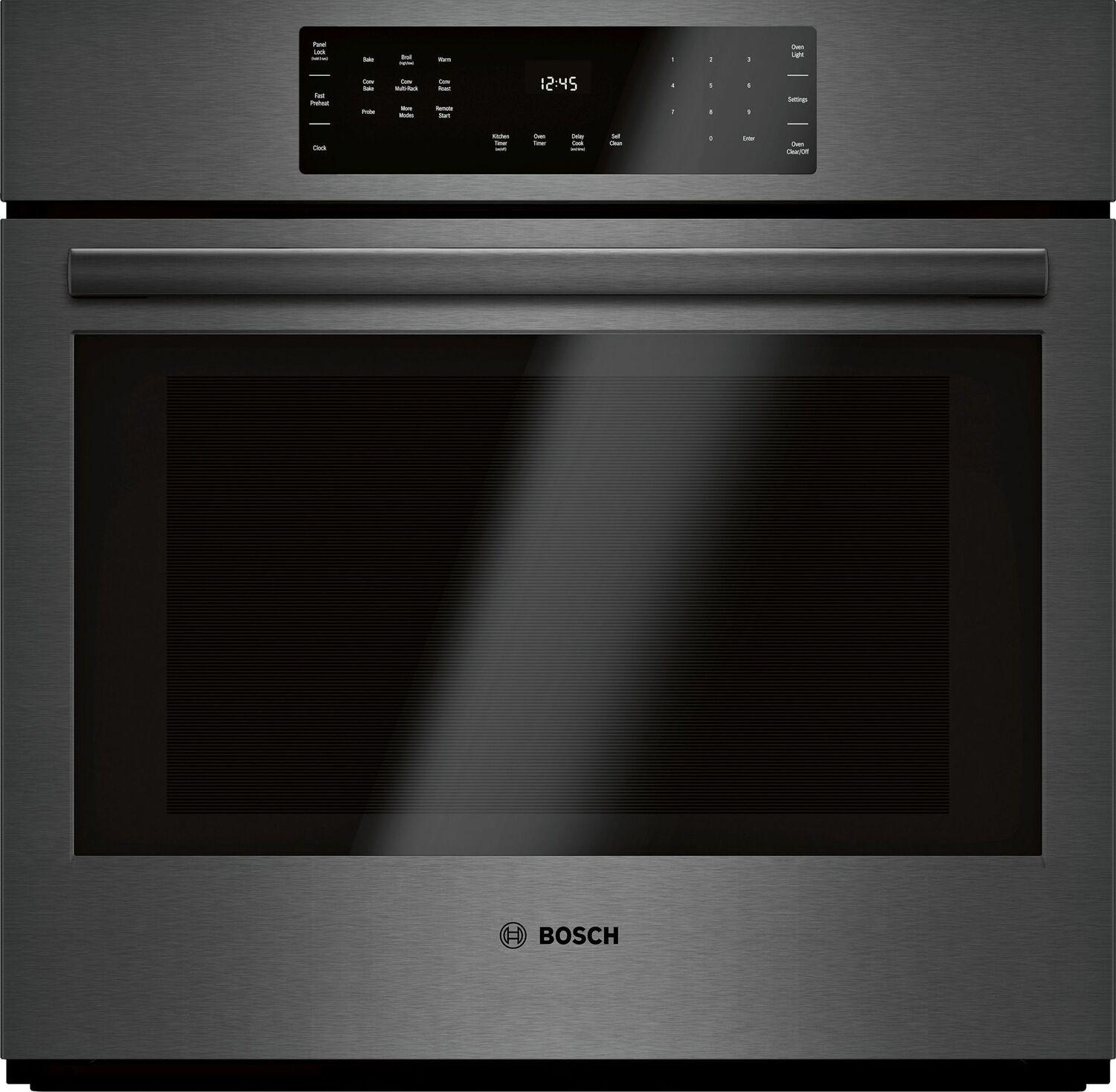 Bosch HBL8443UC 800 Series Single Wall Oven 30" Black Stainless Steel