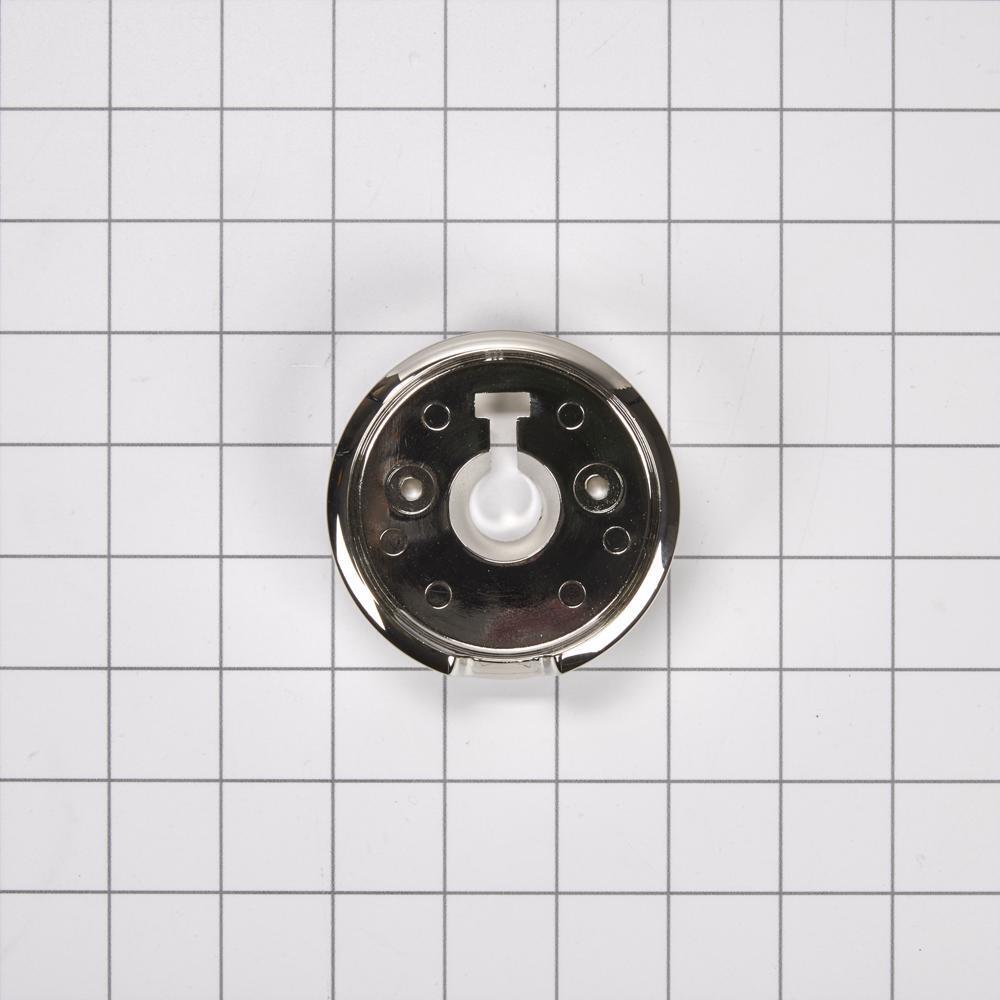 Kitchenaid W11323061 JennAir Single Bezel for Rise-Style Commercial Range and Rangetop Griddle Knobs - Chrome