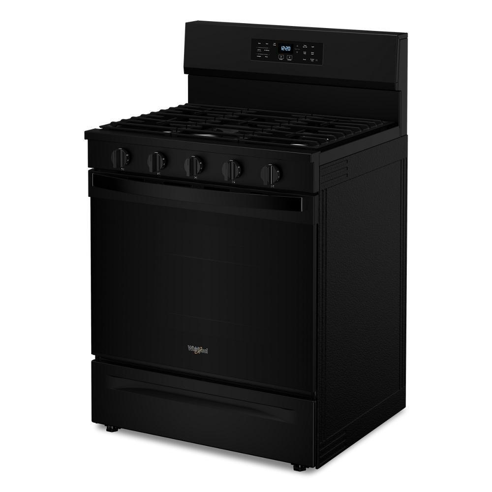 Whirlpool WFGS5030RB 30-inch Gas Range with Air Cooking Technology, No Preheat Air Fry and Air Baking and Self Clean