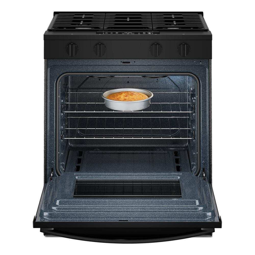 Whirlpool WSGS3330TB 30-inch Gas Range with No Preheat Mode and Slow Cook