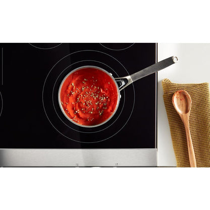 Whirlpool WFES7530RZ 30-inch Electric Smart Range with Air Cooking Technology, No Preheat Air Fry, High Speed Preheat Oven, WipeClean™ Coating, and Steam/Self Clean