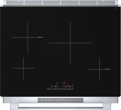Bosch HII8057U 800 Series, Induction slide-in range, 30'', Stainless steel