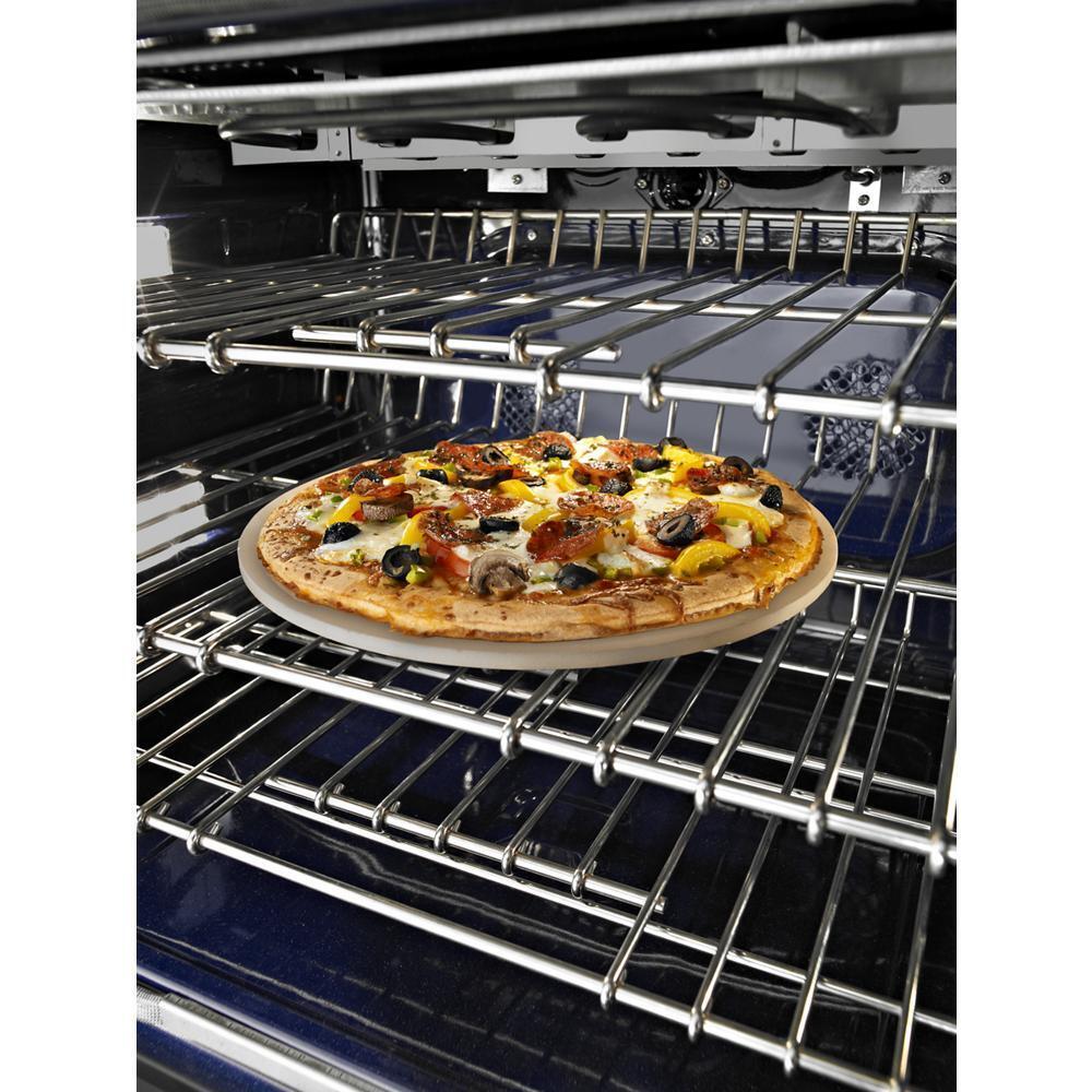 Maytag 4378577 13-IN Round Range Oven Pizza Baking Stone - Beige for Regular and Convection Ovens (Includes Instructions and a Recipe)