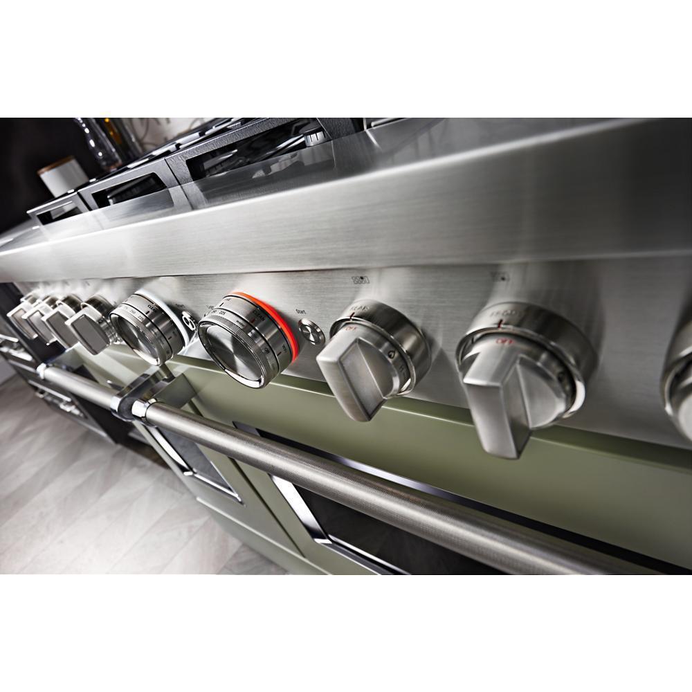 KFDC558JAV KitchenAid® 48'' Smart Commercial-Style Dual Fuel Range with Griddle