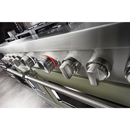 KFDC558JAV KitchenAid® 48'' Smart Commercial-Style Dual Fuel Range with Griddle