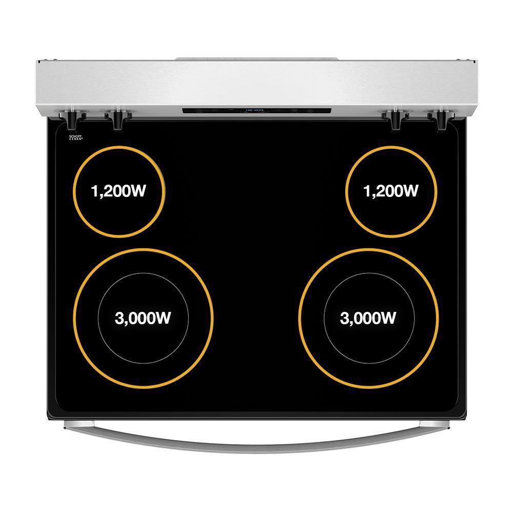 Whirlpool WFES3530RB 30-inch Electric Range with Self Clean