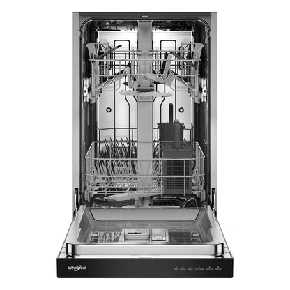 Whirlpool WDFS5118SS 18" Stainless Steel Dishwasher with Half Load Cycle and Triple Spray Arms - 48 dBA