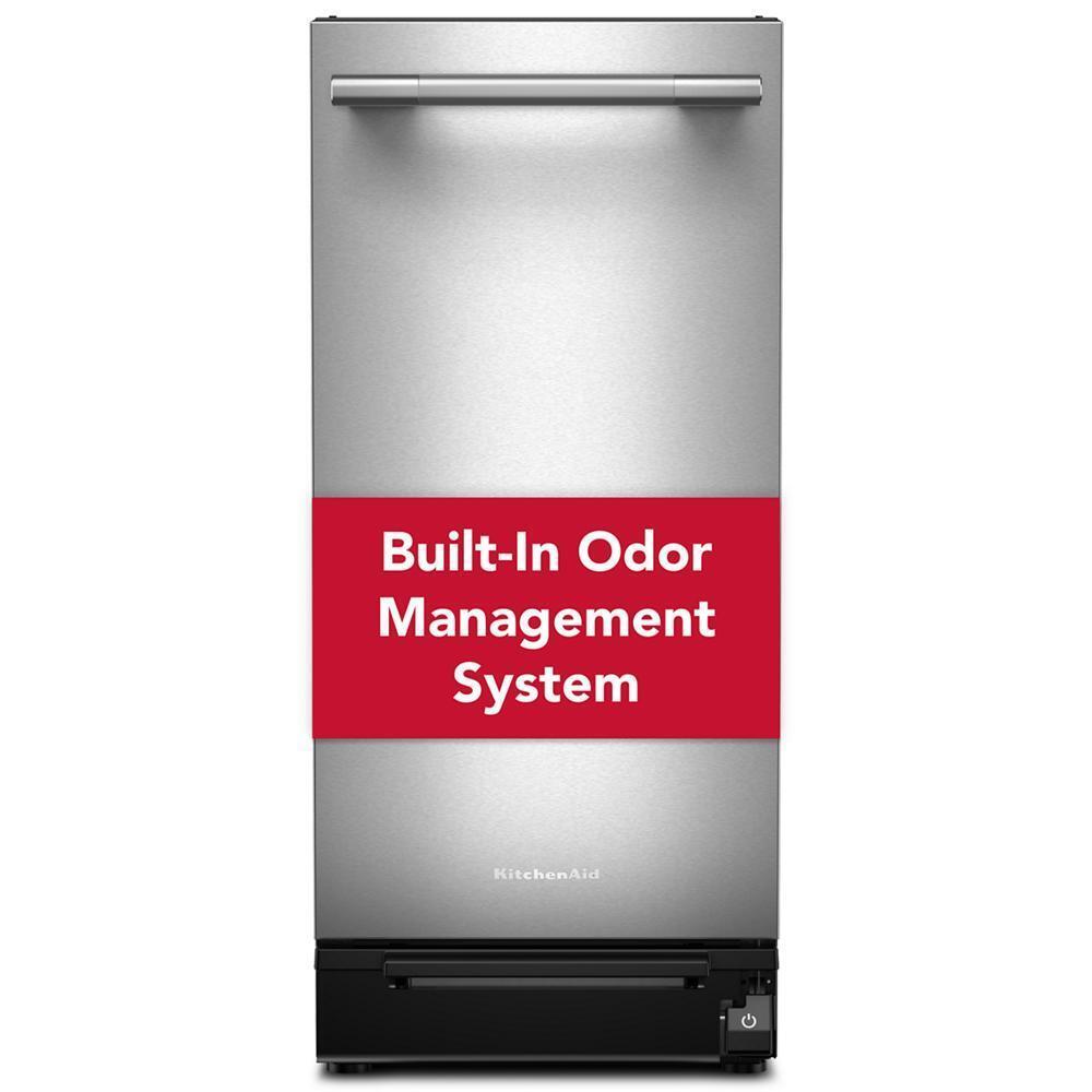 KTTP515TSS KitchenAid® 15 in. Built-In Trash Compactor with Built-In Odor Management System