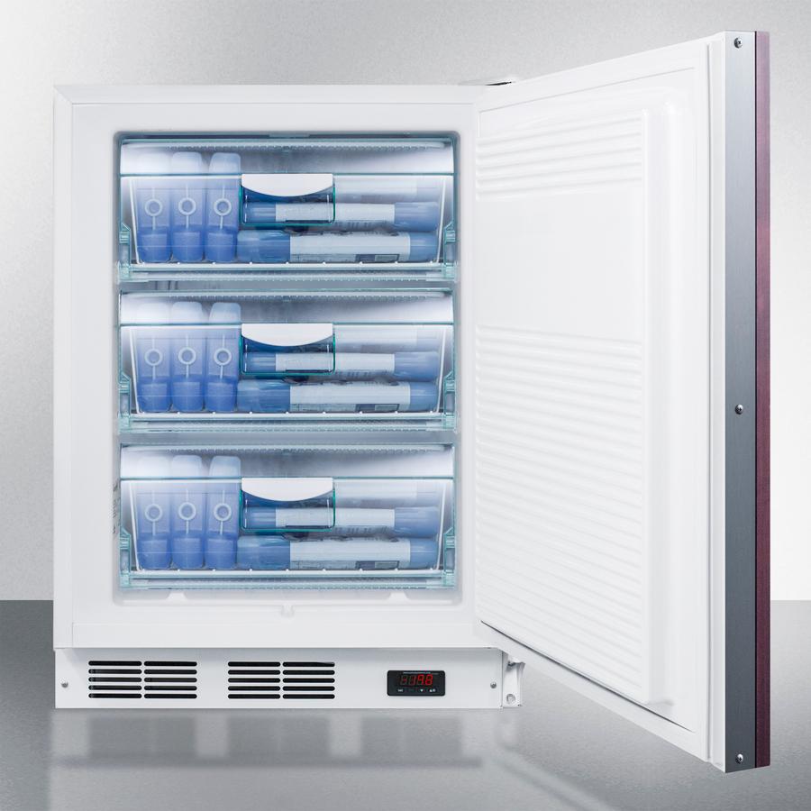 Summit VT65MLBIIFADA 24" Wide Built-in All-freezer, ADA Compliant (panel Not Included)