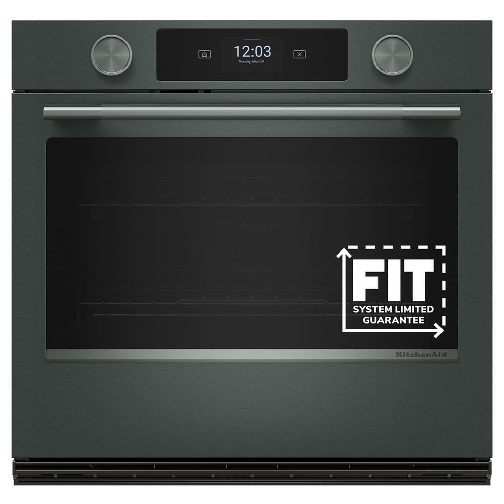 Kitchenaid KOES930SJP 30-inch Smart Electric Single Wall Oven with Intelligent Cooking Camera - Juniper