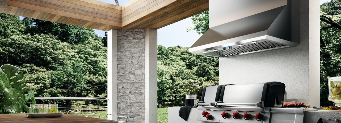 Elica ECP136SS CAPRI Outdoors Range Hood 36" wide - 1200CFM