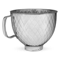 Kitchenaid KSM5SSBQB 5 Quart Tilt Head Quilted Stainless Steel Bowl