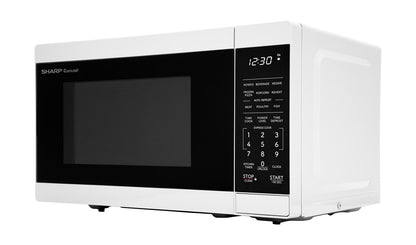 SMC0760KW Sharp 0.7 cu. ft. 700W White Countertop Microwave Oven