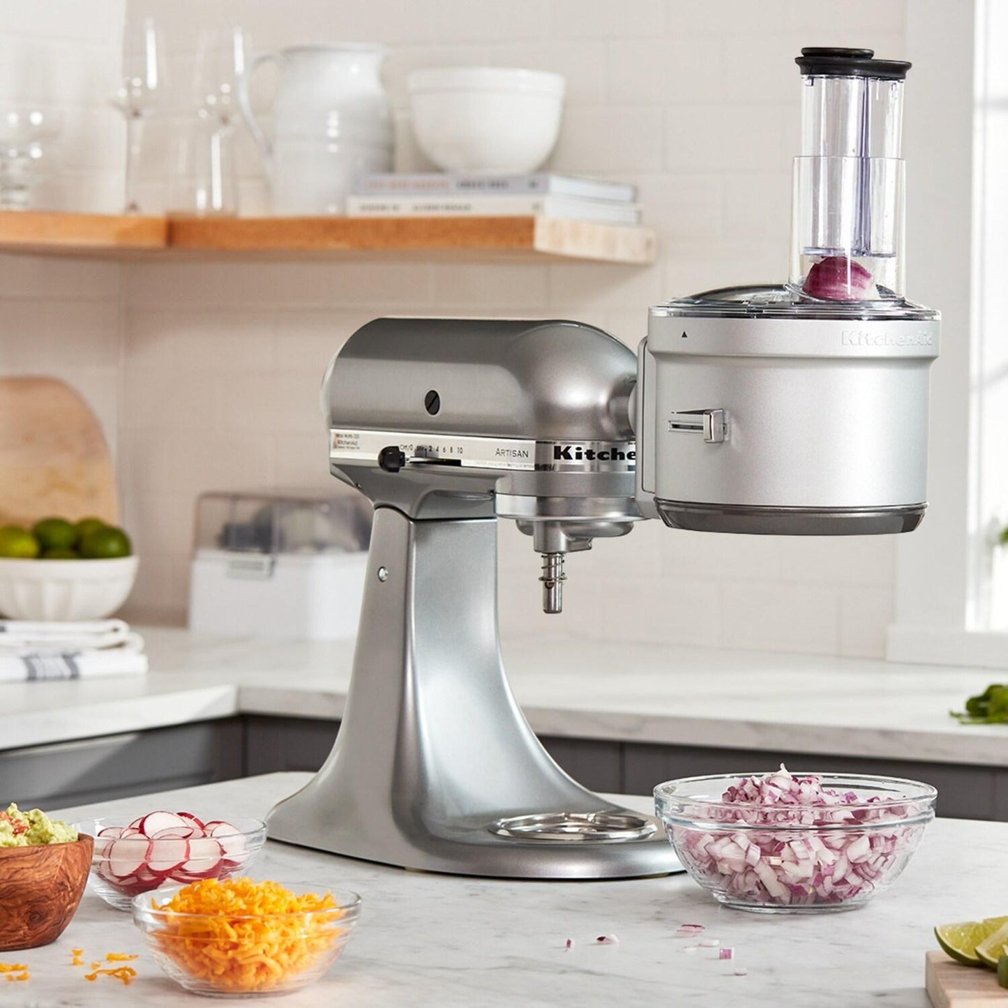 Kitchenaid RKSM2FPA Refurbished Food Processor with Commercial Style Dicing Kit