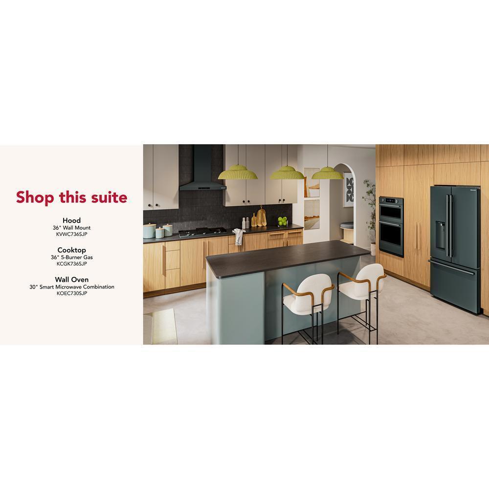 Kitchenaid KRFC536SJP Counter-Depth French Door Refrigerator with Intelligent Auto Fill